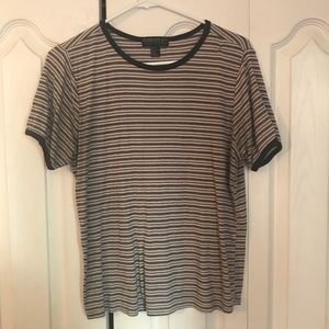 Light pink and black striped shirt